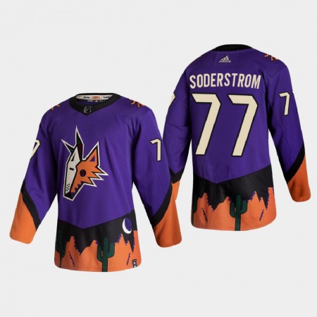 Herren Eishockey Arizona Coyotes Trikot Victor Soderstrom 77 2020-21 Reverse Retro Authentic